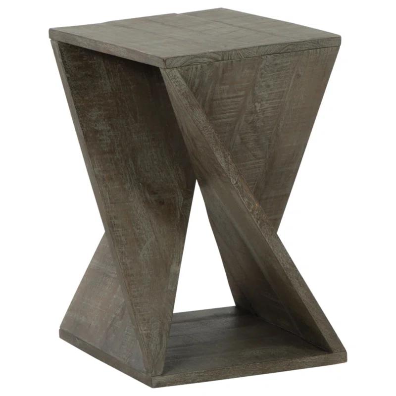 Millwood Pines Edu Solid Wood End Table
