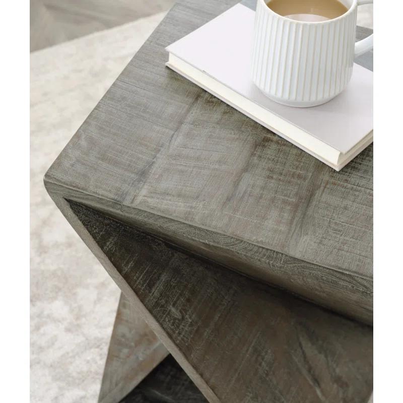 Millwood Pines Edu Solid Wood End Table