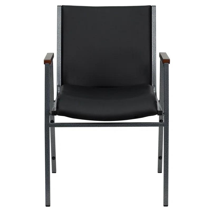 Flash Furniture Aliya Heavy Duty Stack Chair with Arms (Set of 4)