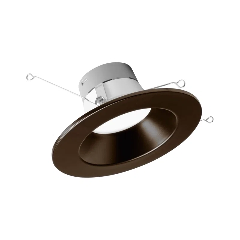 Modern 7.4" Oil-Rubbed Bronze Dimmable LED Recessed Downlight
