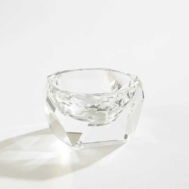 Multi Facet Crystal Bowl