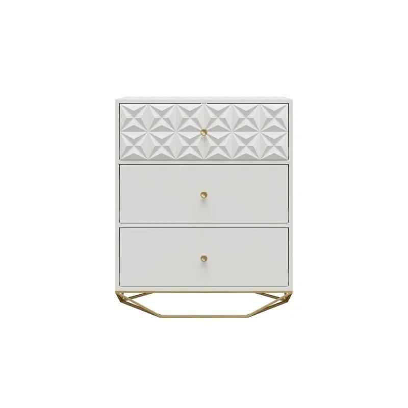 CosmoLiving by Cosmopolitan Blair 3 Drawer 27.55'' W Chest