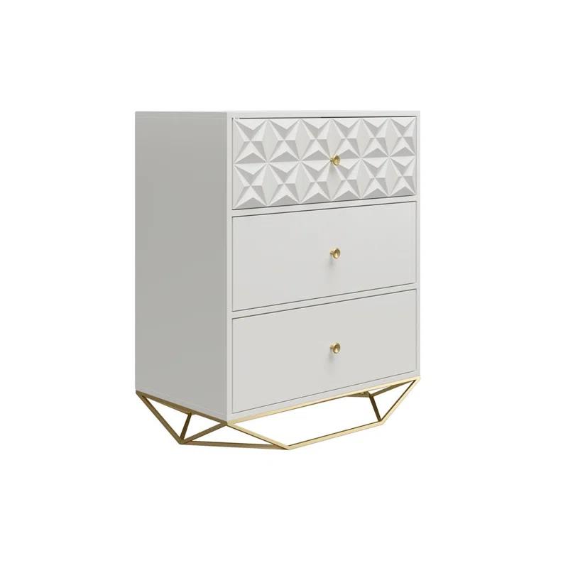 CosmoLiving by Cosmopolitan Blair 3 Drawer 27.55'' W Chest