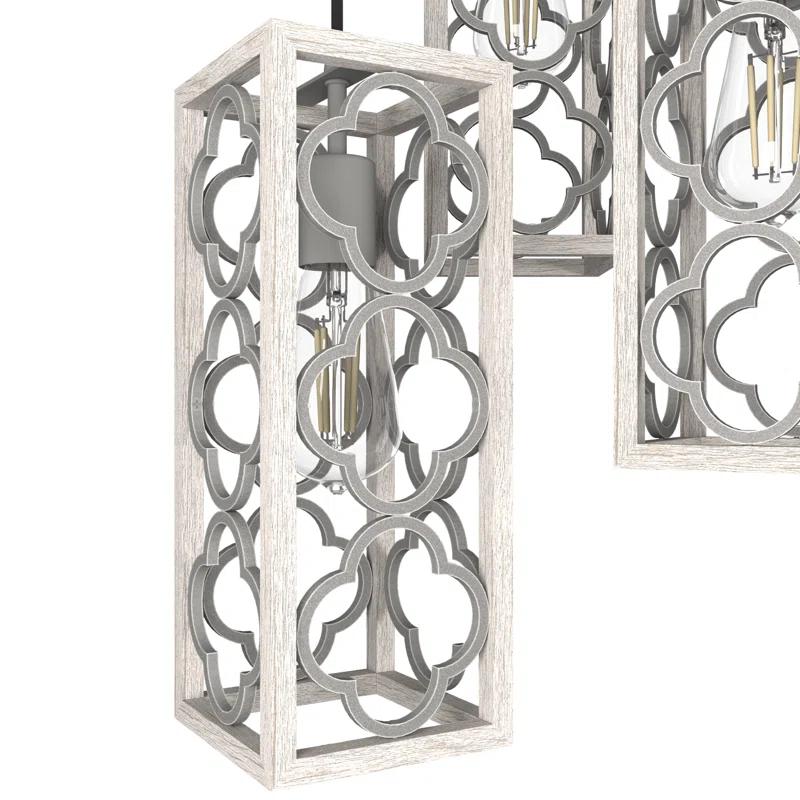 Gablecrest 3 Light Rectangle Cluster Pendant