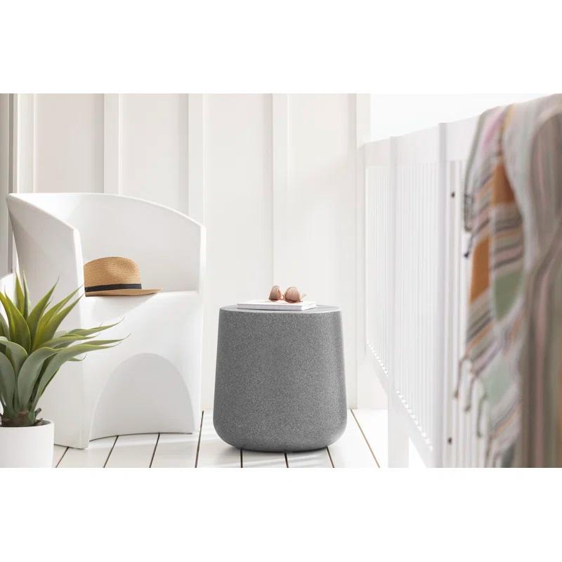 Dalya 15.75'' Plastic / Acrylic Outdoor Side Table