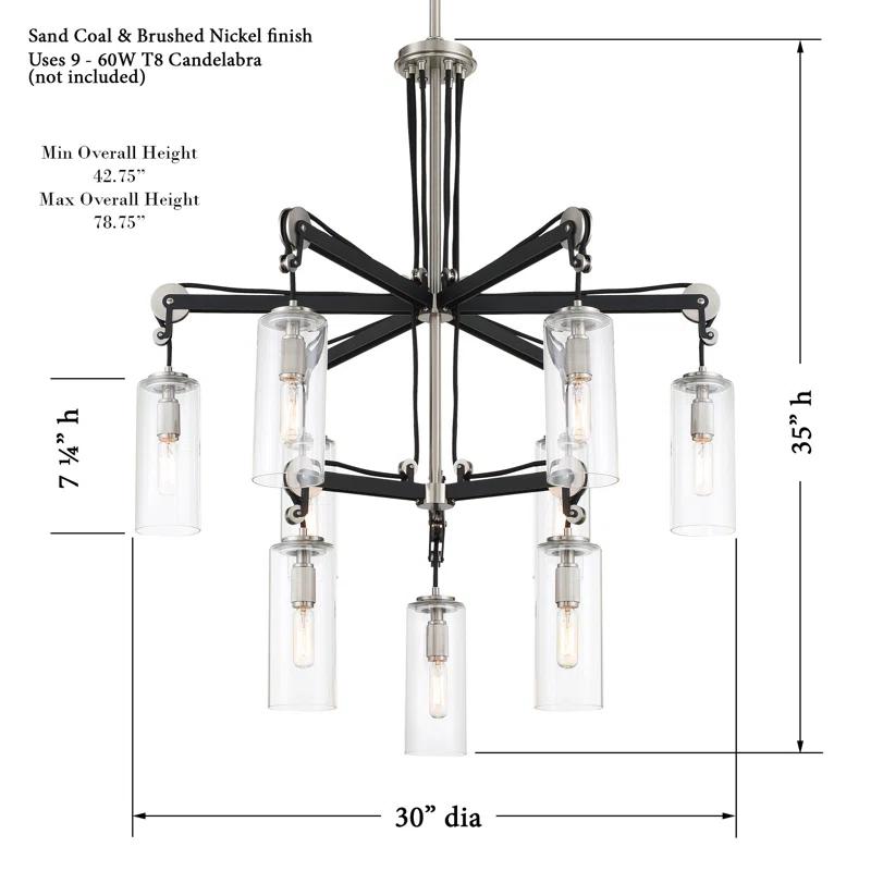Minka Lavery 9 - Light Dimmable Classic / Traditional Chandelier
