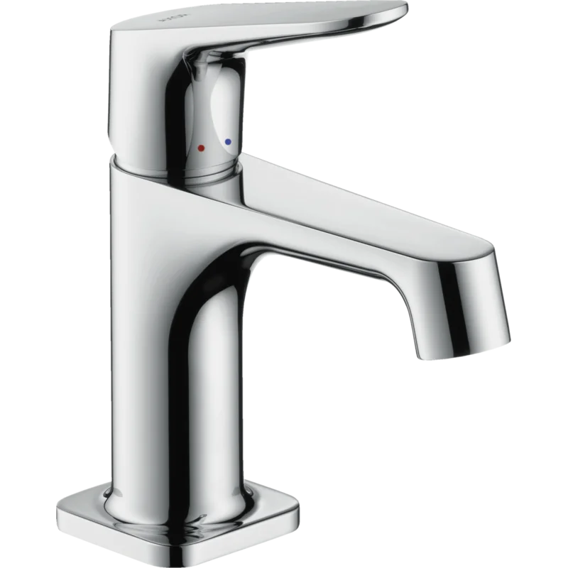 EcoLux Modern Single-Hole Chrome Bathroom Faucet with Drain Assembly