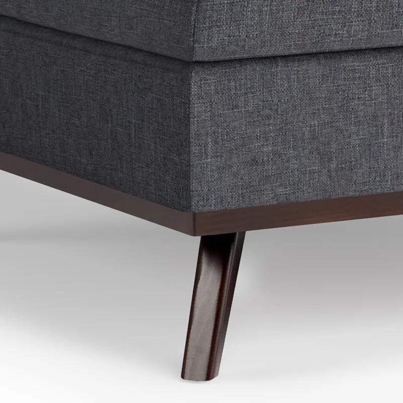 Simpli Home Owen Upholstered Ottoman