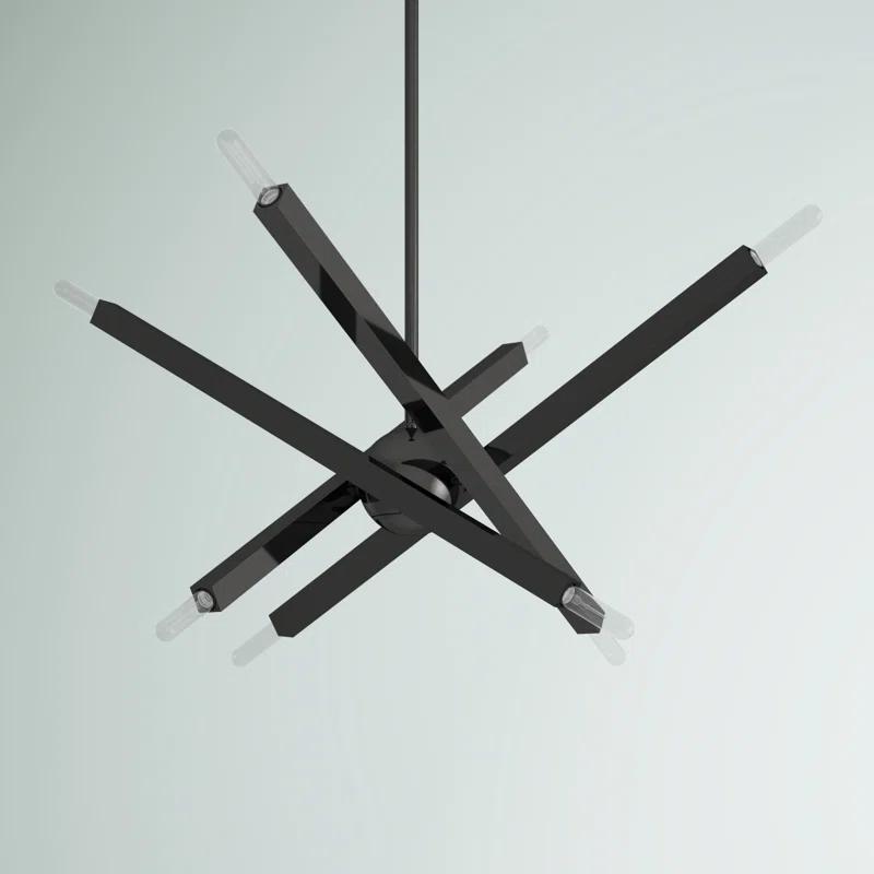 Mercury Row® Lydia 8 - Light Dimmable Modern Linear Chandelier