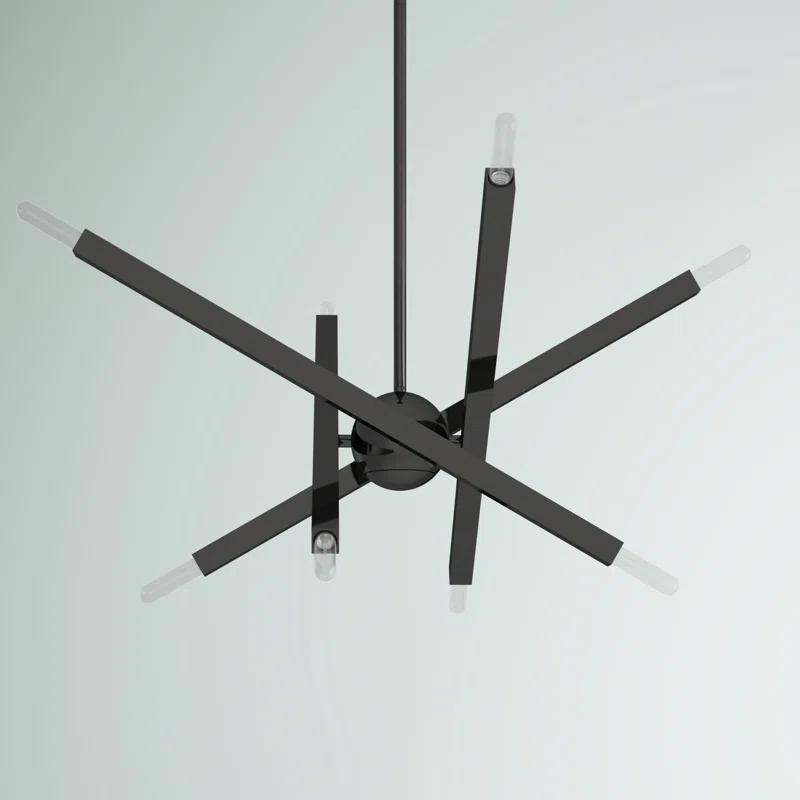 Mercury Row® Lydia 8 - Light Dimmable Modern Linear Chandelier
