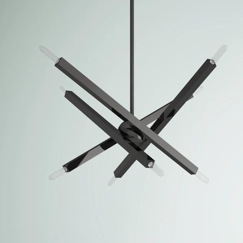 Mercury Row® Lydia 8 - Light Dimmable Modern Linear Chandelier