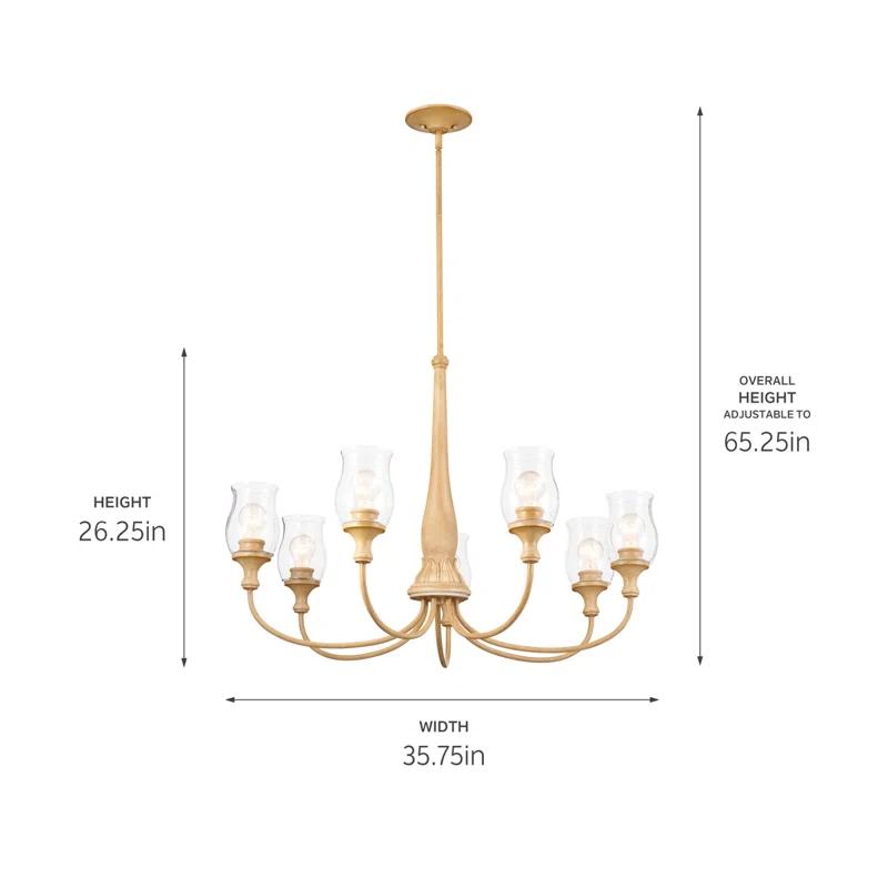 7 - Light Dimmable Classic / Traditional Chandelier