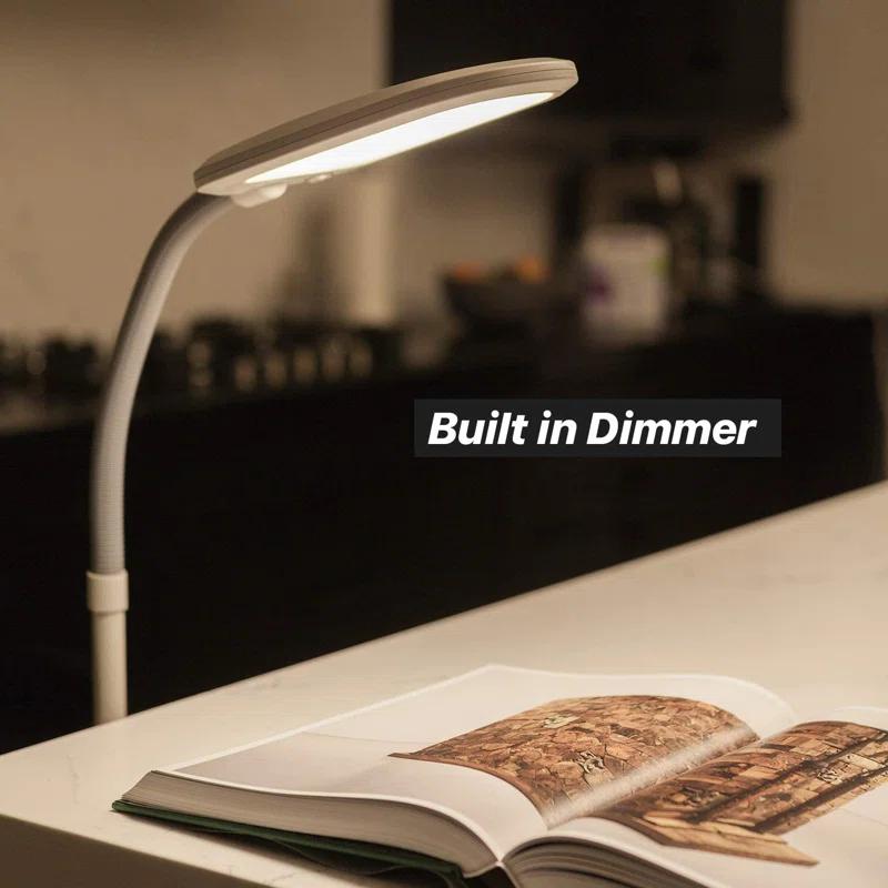 Brightech Litespan Slim 55 in. Industrial Dimmable LED Directional Task Floor Lamp