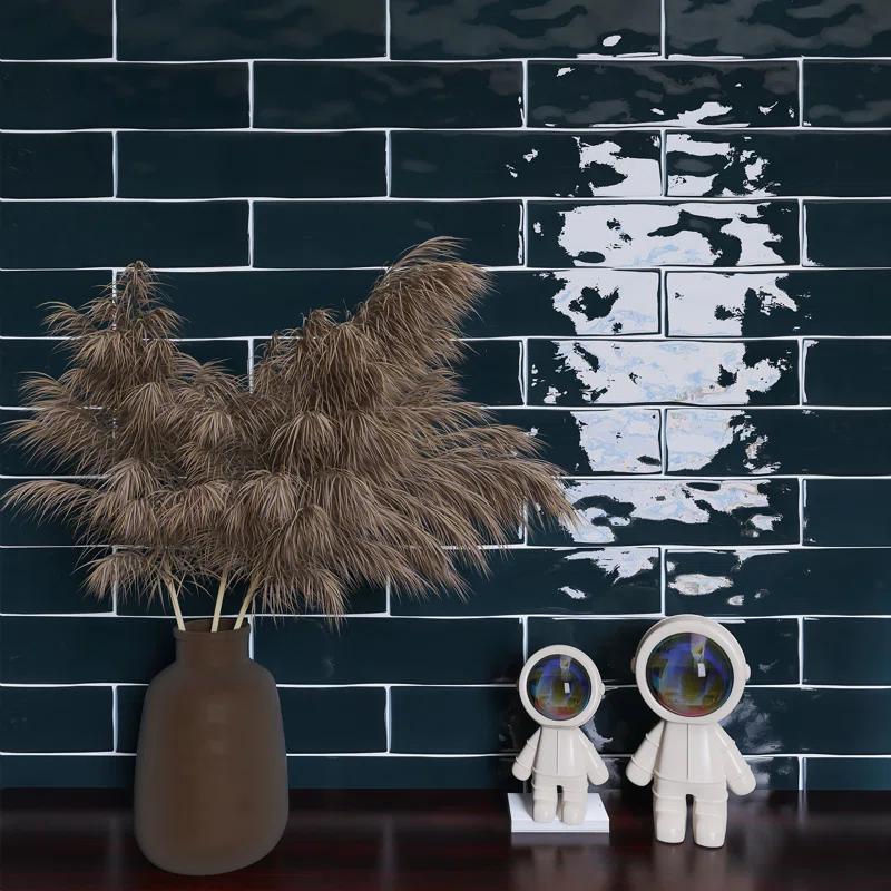 Kezma 3 in. x 12 in. Ceramic Subway Wall Tile