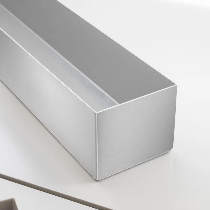 Sleek Silver Rectangular Indoor Window Mount Planter Box