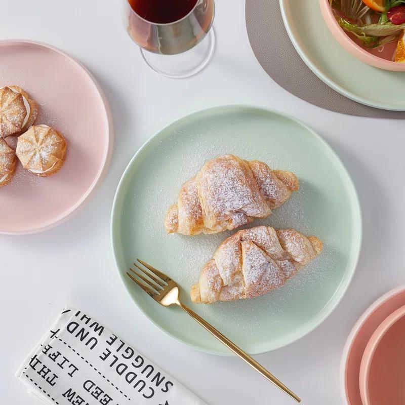 Birch Lane™ Xander 6-Piece Dinner Plate Set Porcelain
