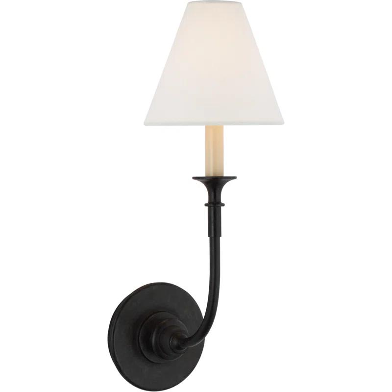 Piaf 18.75'' Black Iron Dimmable LED Wall Sconce