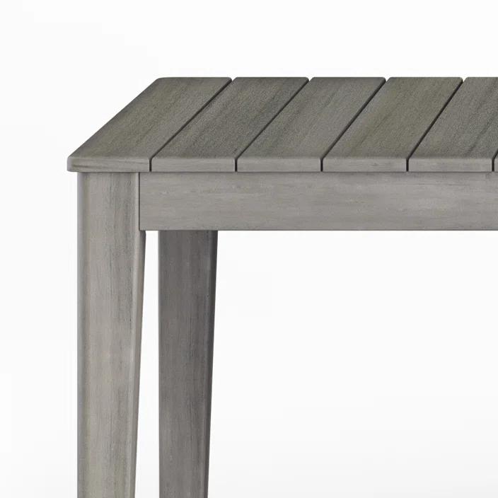 Simpli Home Carmel Rectangular Acacia Outdoor Dining Table