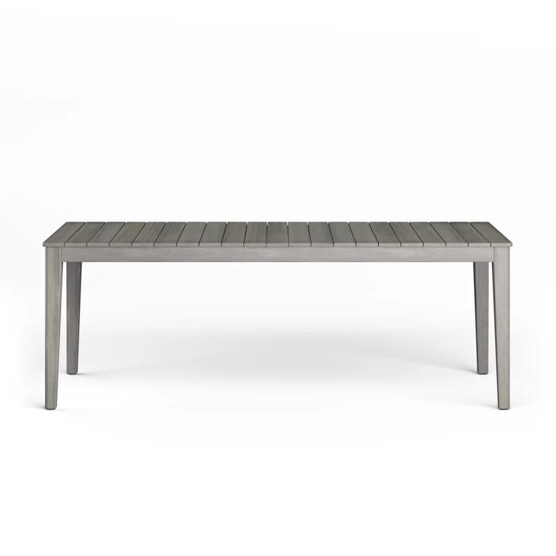 Simpli Home Carmel Rectangular Acacia Outdoor Dining Table