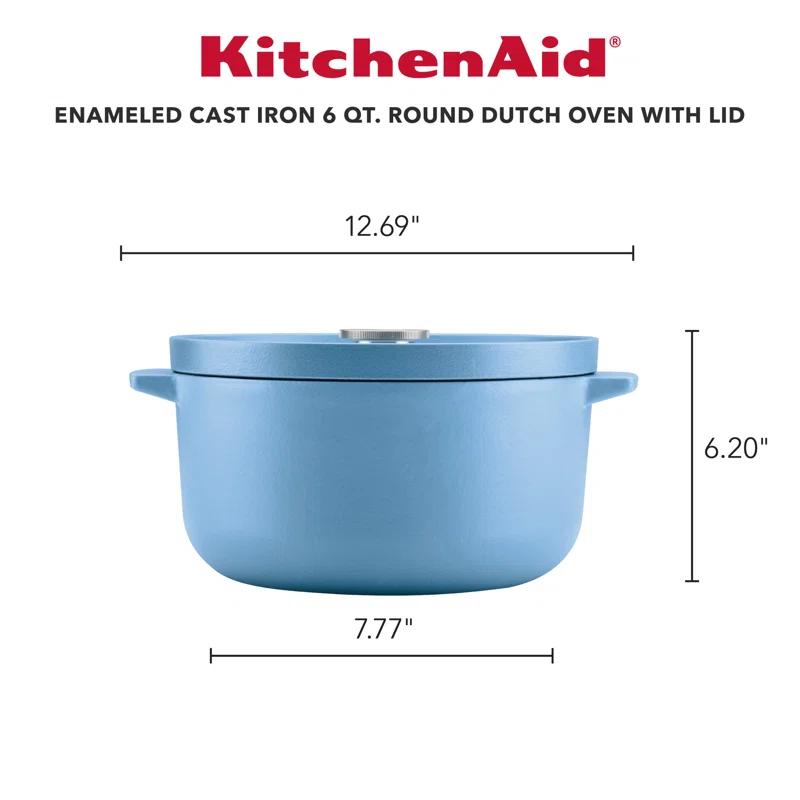 KitchenAid® KitchenAid Enameled Cast Iron Dutch Oven, 6-Quart