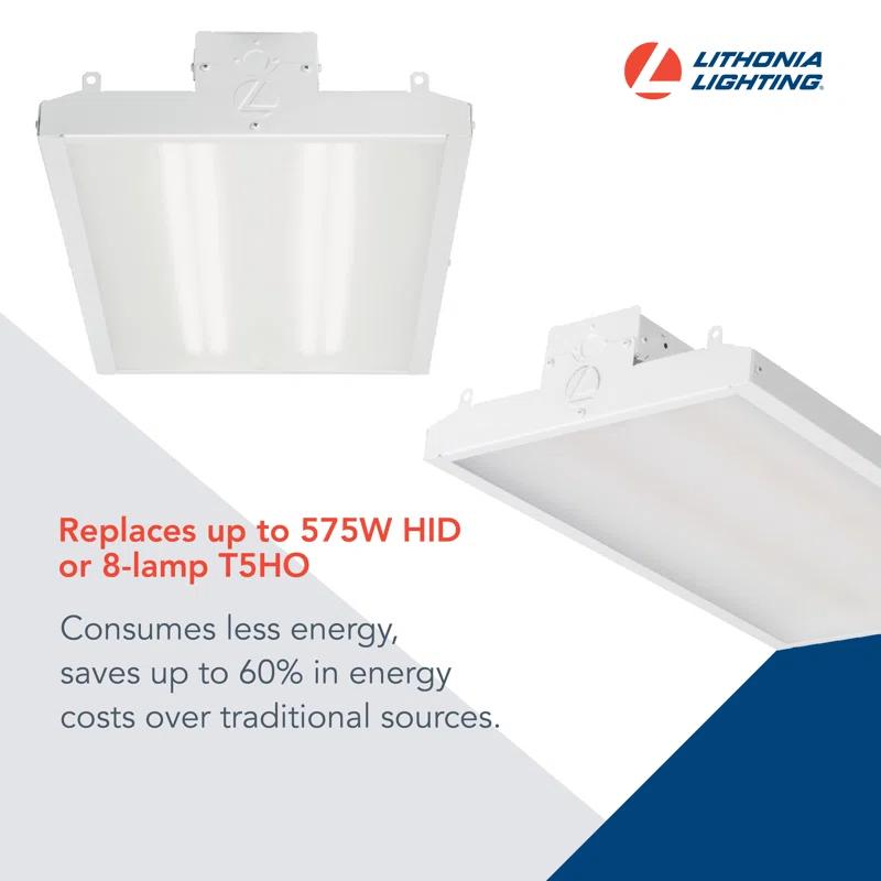 Lithonia Lighting Dimmable Rectangle High Bay Ceiling Light