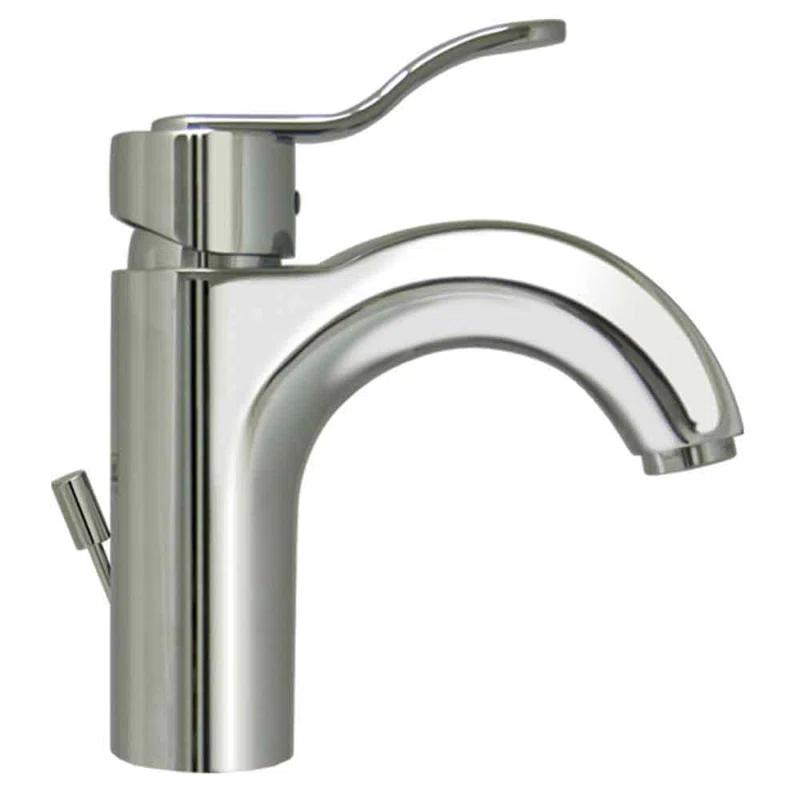 Wavehaus 7.5" Polished Chrome Single-Hole Bathroom Faucet