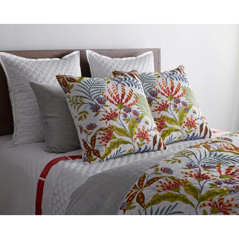 Black Cotton Reversible Throw with Polyester Fill