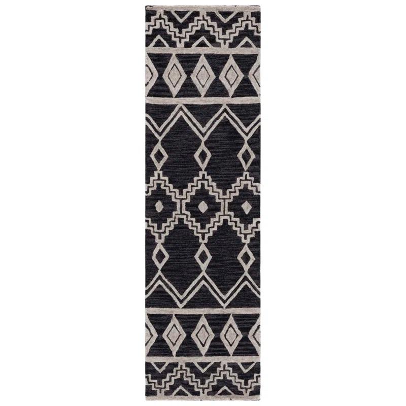 Union Rustic Abbegail Hand Tufted Wool Southwestern Rug