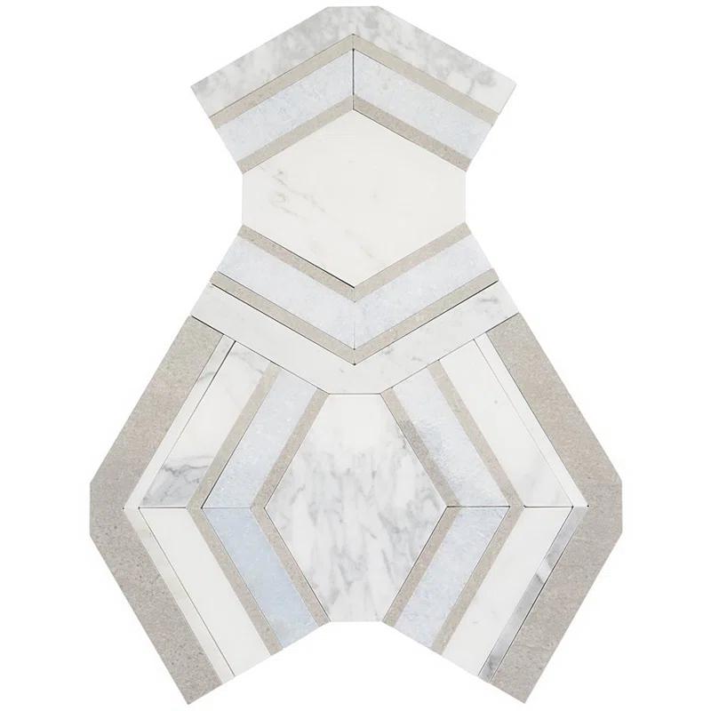 Bond Tile Tenor Marble Random Mosaic Wall & Floor Tile