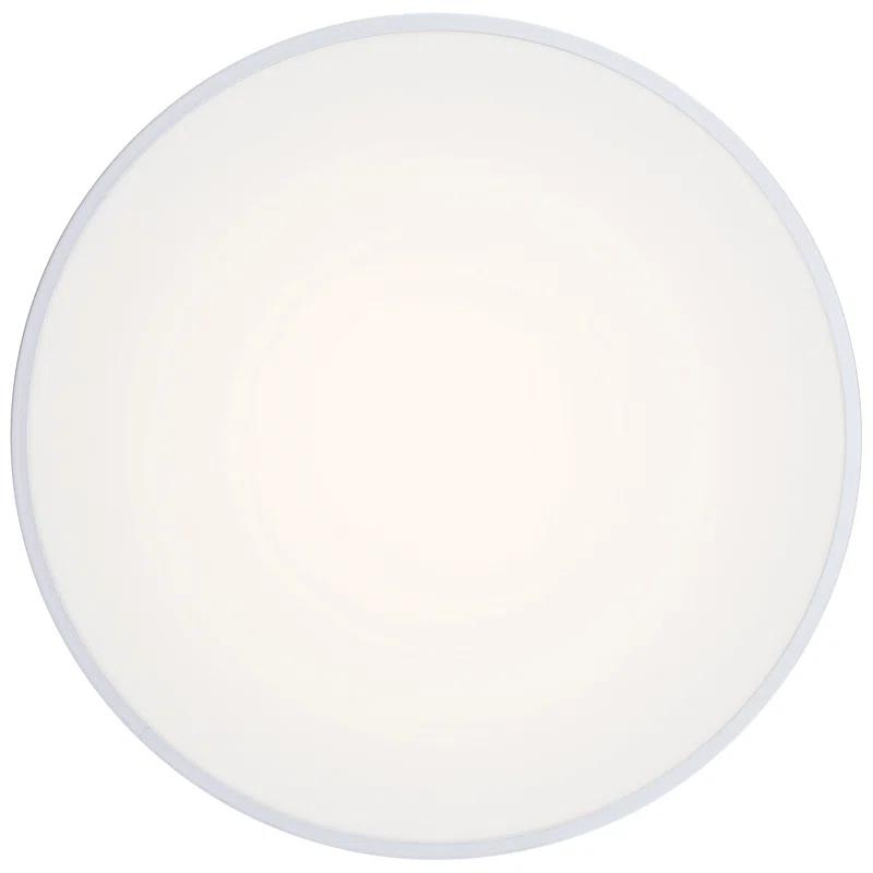 Edgeless Round Acrylic LED Flush Mount Light