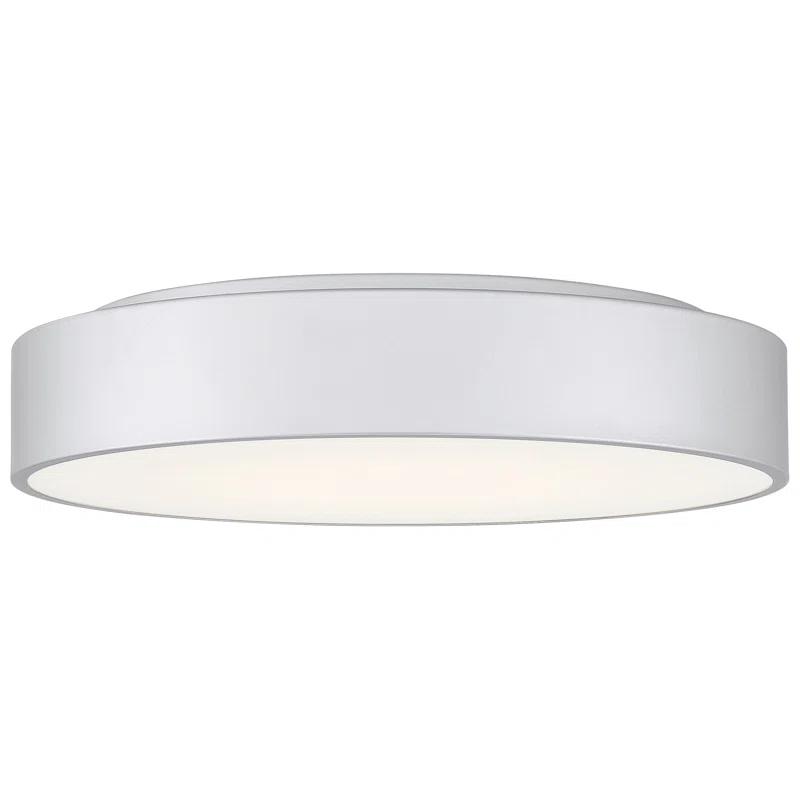 Edgeless Round Acrylic LED Flush Mount Light