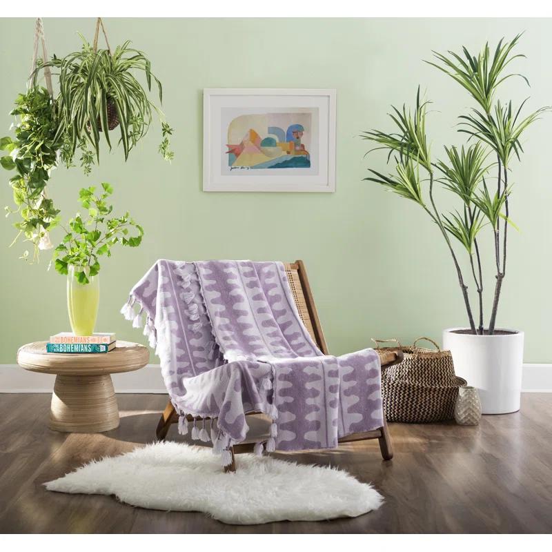 Himaya Cotton Blend Woven Throw