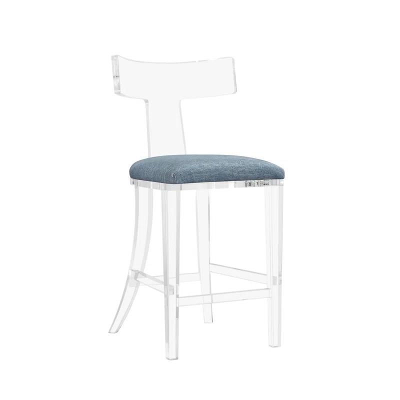 Tristan 26'' Azure Surf Acrylic Counter Stool