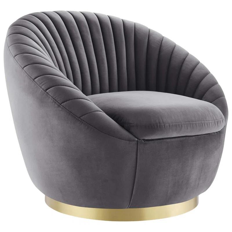 Modway Modway Whirr Tufted Performance Velvet Performance Velvet Swivel Chair