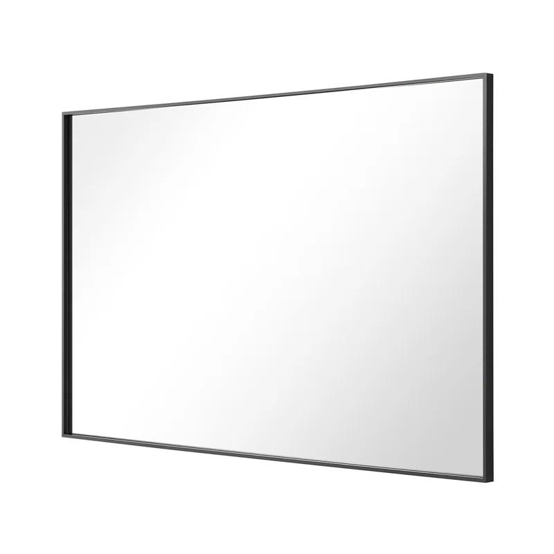 Ledel Modern & Contemporary Rectangle Bathroom Vanity Mirror Metal Framed Wall Mirror