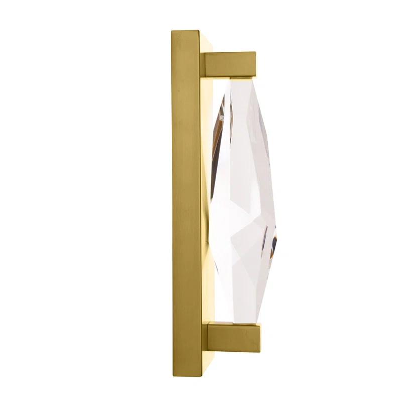 Maisie 15" Antique Brass and Bronze Outdoor LED Sconce