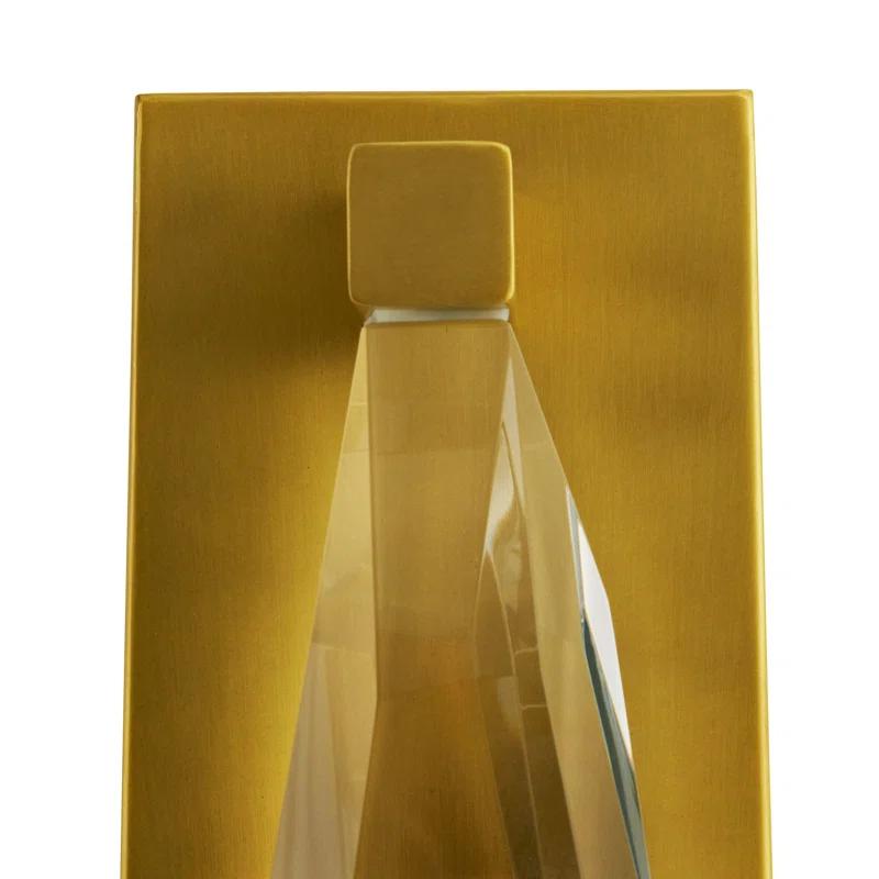 Maisie 15" Antique Brass and Bronze Outdoor LED Sconce