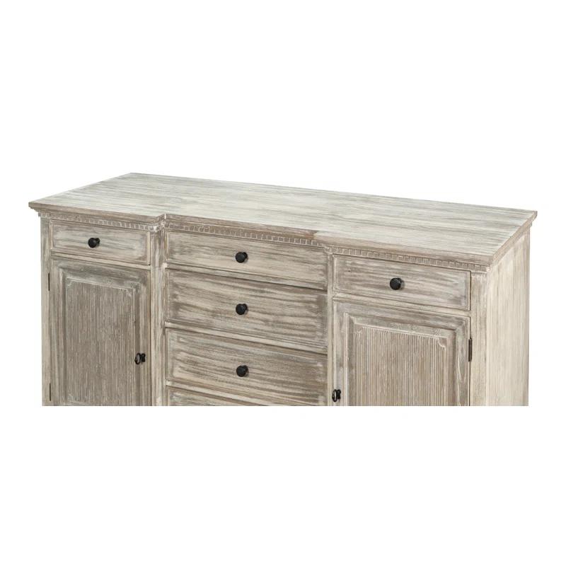 Sarreid Ltd Bungalow 68'' Solid Wood Sideboard