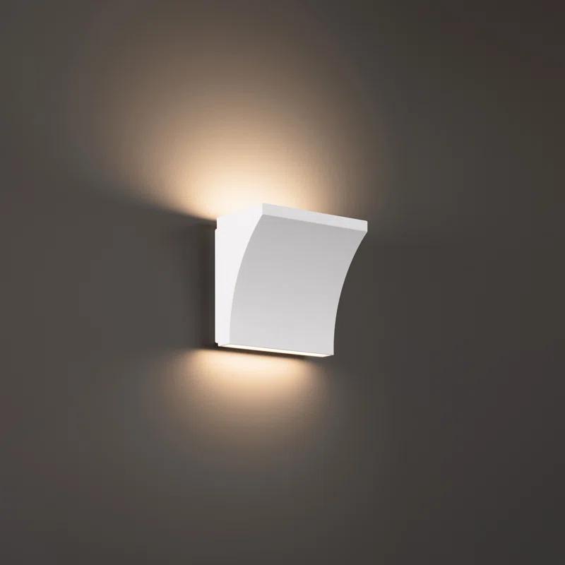 Cornice Black Aluminum LED Dimmable Flush Mount Sconce