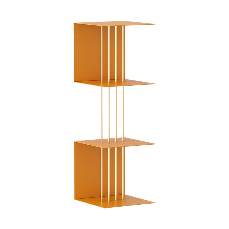 Saffron Yellow Metal Teaser Wall Shelf
