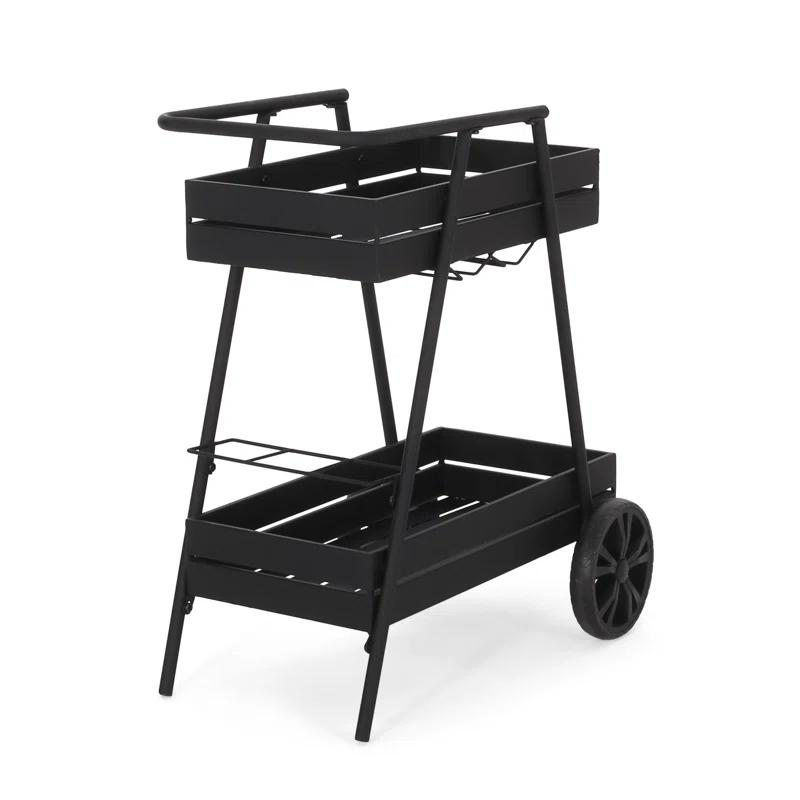 AllModern Neta Outdoor Metal Bar Cart & Reviews | AllModern