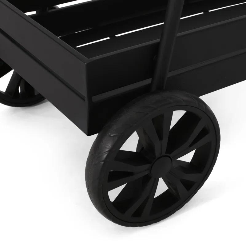 AllModern Neta Outdoor Metal Bar Cart & Reviews | AllModern