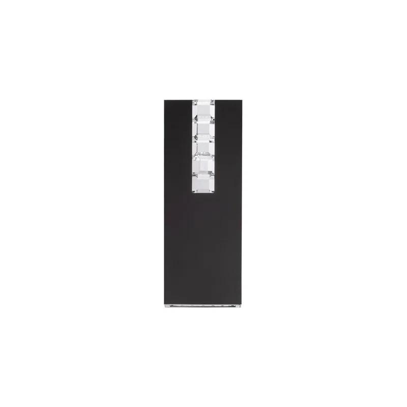 Helios Black Aluminum LED Dimmable Wall Sconce