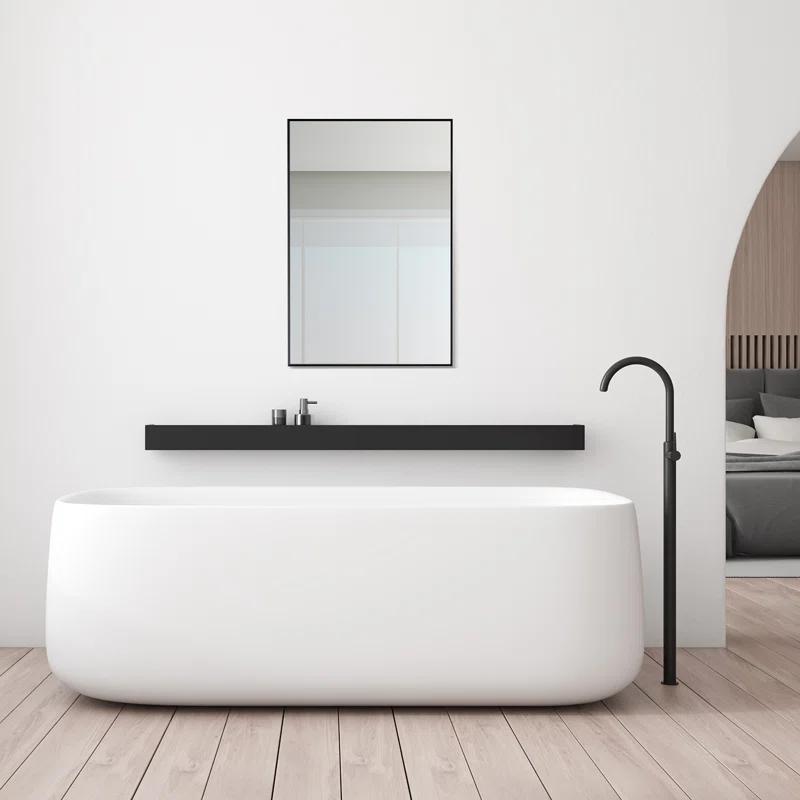 Altair Metal Flat Wall Mirror