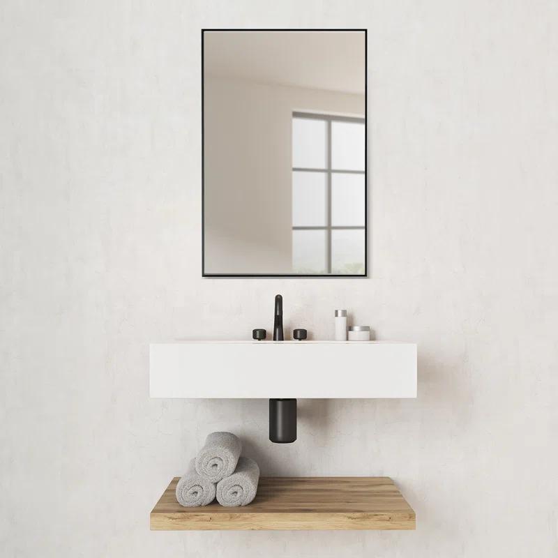 Altair Metal Flat Wall Mirror