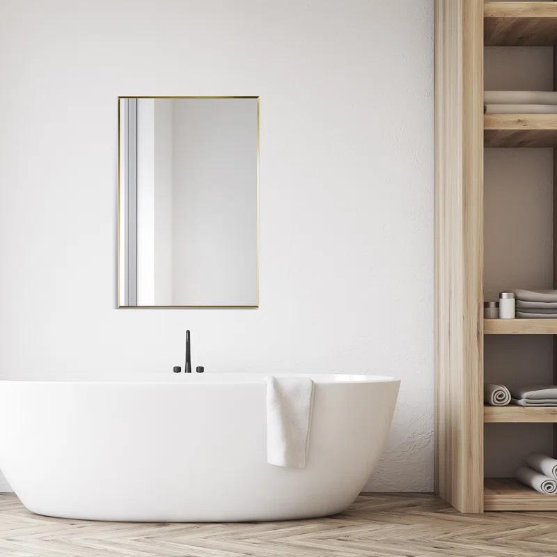 Altair Metal Flat Wall Mirror