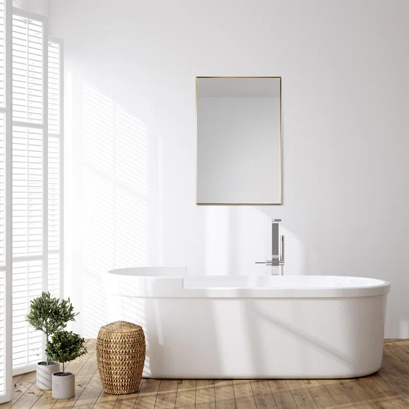 Altair Metal Flat Wall Mirror