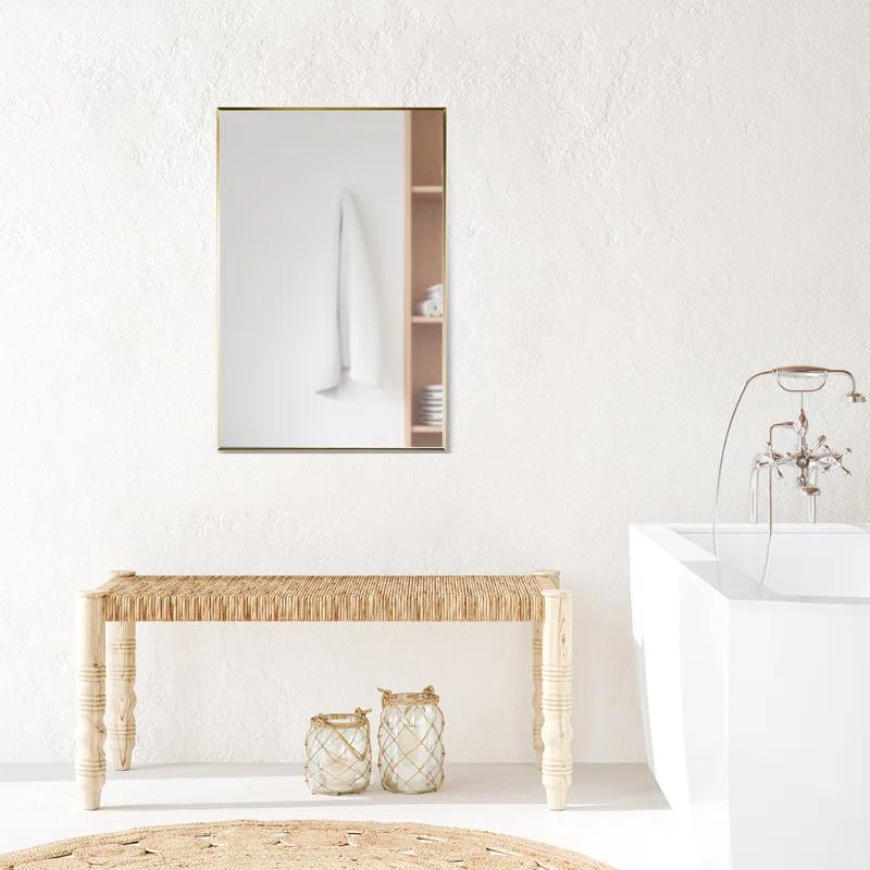 Altair Metal Flat Wall Mirror