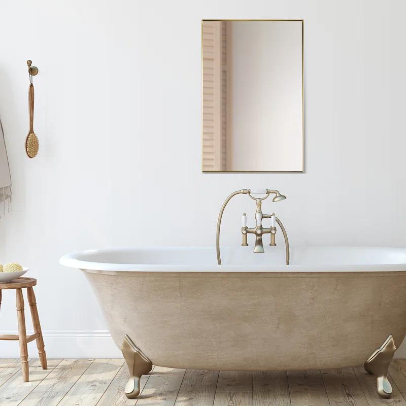 Altair Metal Flat Wall Mirror