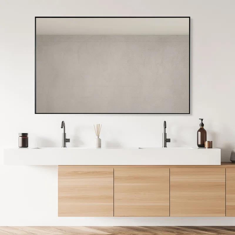 Altair Metal Flat Wall Mirror